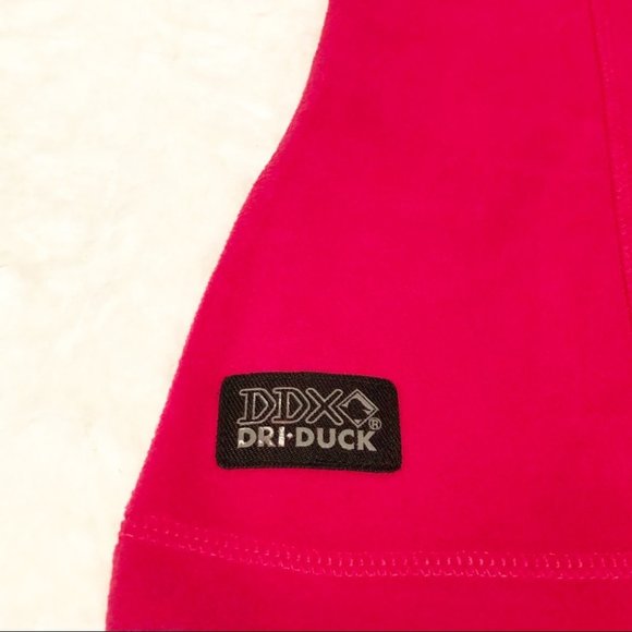 Dri-Duck Pink Quarter Zip Pullover NWT Hot Pink - Picture 4 of 5